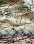 Mediterranean Sea Vintage Map, c. 1900 Scarf - Maritime Tribes USAScarf