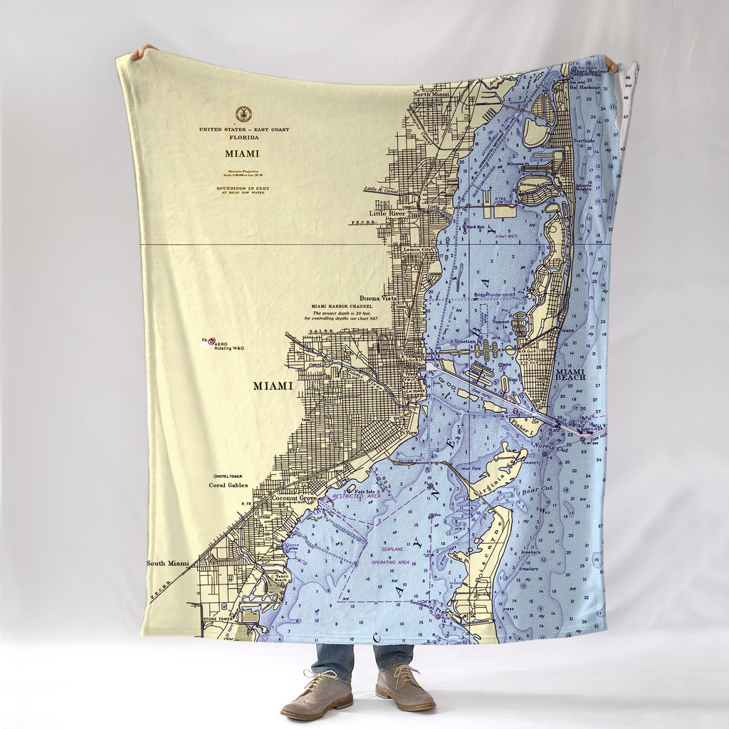 Miami & Key Biscayne, FL Blanket - Maritime Tribes USABlanket