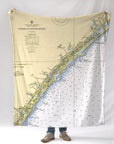 Middle sound to topsail North Carolina Blanket - Maritime Tribes USABlanket