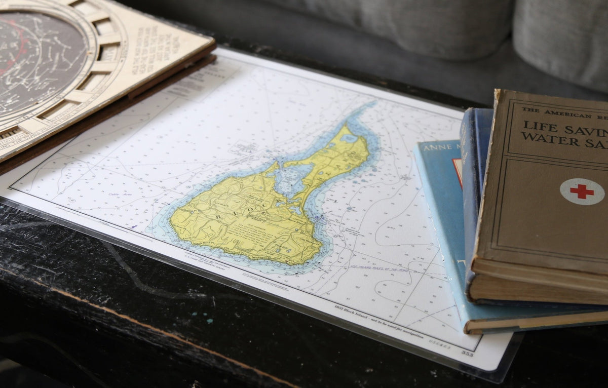 Mix and Match Laminated Chart Placemats - Maritime Tribes USA