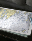 Monhegan to Pemaquid, ME Nautical Chart Placemat - Maritime Tribes USALaminated Placemat