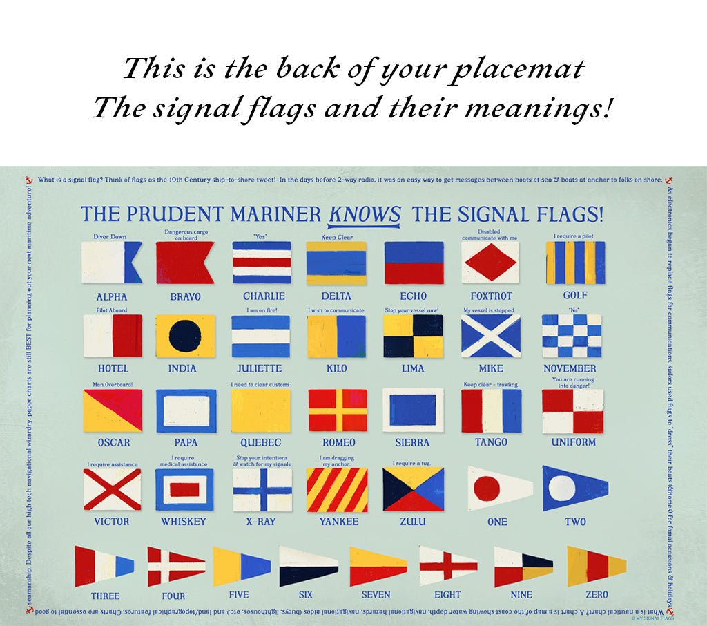 Monhegan to Pemaquid, ME Nautical Chart Placemat - Maritime Tribes USALaminated Placemat