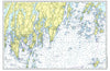 Monhegan to Pemaquid, ME Nautical Chart Placemat - Maritime Tribes USALaminated Placemat
