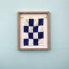 "N" Nautical Flag in Glass-Free Shadow Box Frame - Maritime Tribes USA
