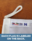 N (November) Nautical Signal Flag – Traditional Maritime Code Flag - Maritime Tribes USASignal Flag
