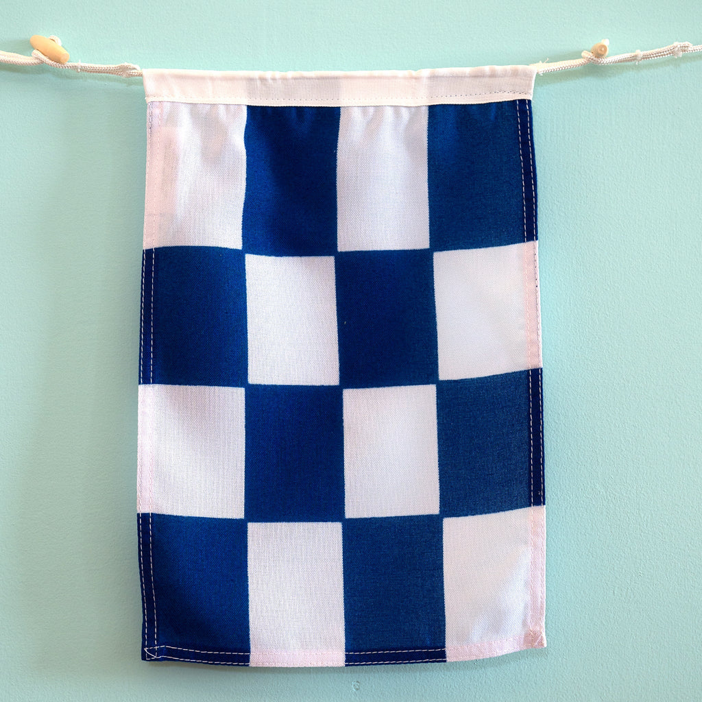 N (November) Nautical Signal Flag – Traditional Maritime Code Flag - Maritime Tribes USASignal Flag