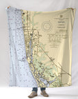 Naples Chart Blanket - Maritime Tribes USABlanket