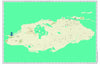 Nassau / New Providence Island Placemat - Maritime Tribes USALaminated Placemat