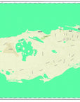 Nassau / New Providence Island Placemat - Maritime Tribes USALaminated Placemat