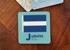 Nautical Flag Coaster - ‘J’ Juliette - Maritime Tribes USACoaster
