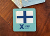 Nautical Flag Coaster - ‘X’ X-Ray - Maritime Tribes USACoaster