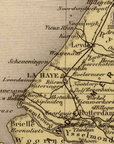 Netherlands (Holland) Vintage Antique Map Blanket (c. 1892) – Historic Dutch Map Throw - Maritime Tribes USABlanket
