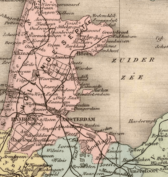 Netherlands (Holland) Vintage Antique Map Blanket (c. 1892) – Historic Dutch Map Throw - Maritime Tribes USABlanket