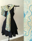 New Orleans & the Mississippi River Scarf - Maritime Tribes USAScarf