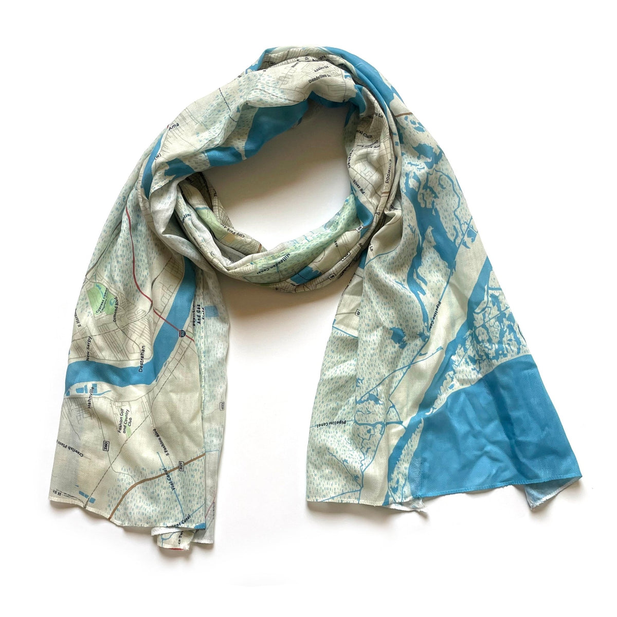 New Orleans &amp; the Mississippi River Scarf - Maritime Tribes USAScarf