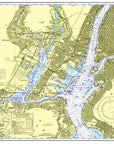 New York Harbor Chart Placemat - Maritime Tribes USALaminated Placemat