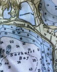 Newport, RI Nautical Chart Scarf - Maritime Tribes USAScarf