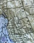Newport, RI Nautical Chart Scarf - Maritime Tribes USAScarf