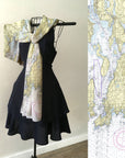 Newport, RI Nautical Chart Scarf - Maritime Tribes USAScarf