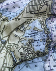 Newport, RI Nautical Chart Scarf - Maritime Tribes USAScarf