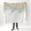 North Shore Of Long Island Sound Blanket - Maritime Tribes USABlanket