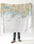 North Shore Of Long Island Sound Blanket - Maritime Tribes USABlanket