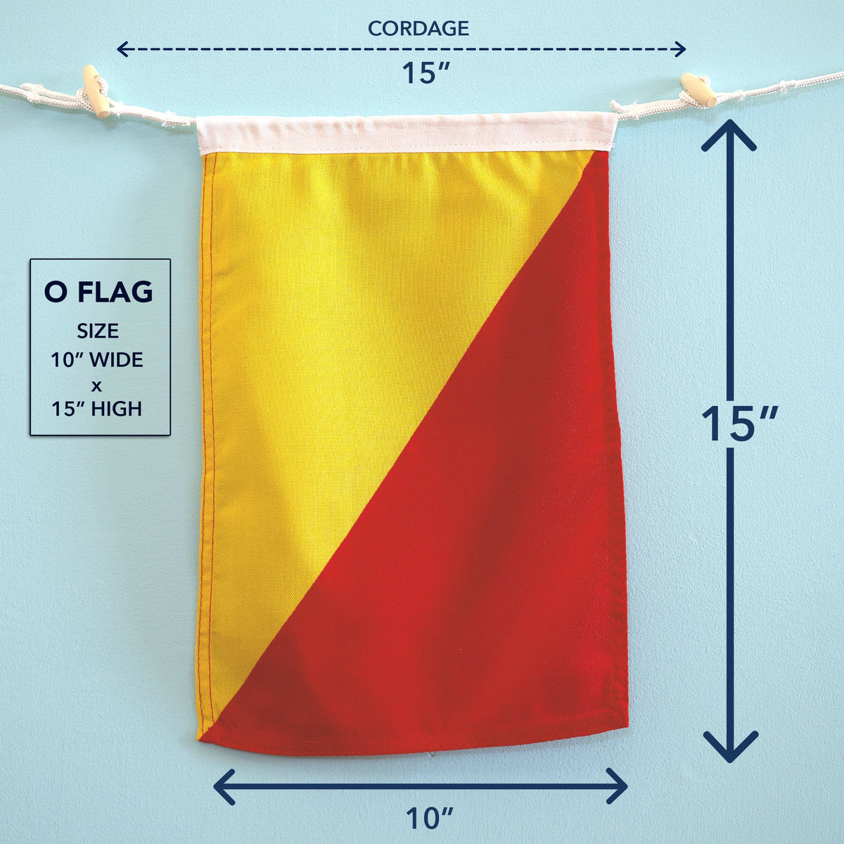 O Nautical Signal Flag - Maritime Tribes USASignal Flag