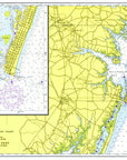 Ocean City, Maryland Chart Placemat - Maritime Tribes USALaminated Placemat