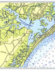 Ocean City, New Jersey Chart Placemat - Maritime Tribes USALaminated Placemat