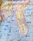 Old Lyme to Niantic Vintage Topo Map Blanket - Maritime Tribes USABlanket
