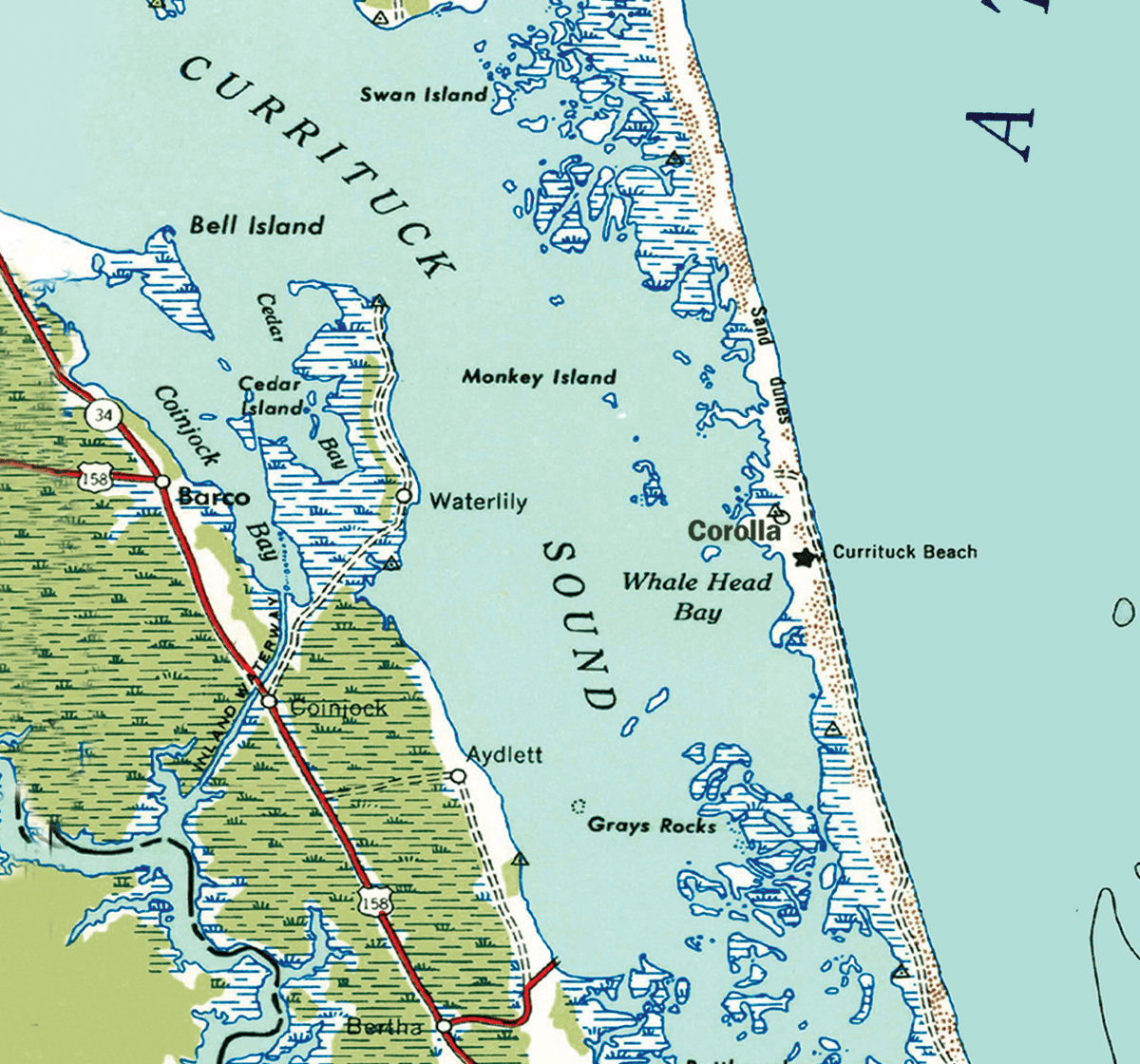Outerbanks (Currituck to Ocracoke, OBX), NC Quick Dry Towel - Maritime Tribes USATowel