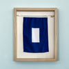 "P" Nautical Flag in Glass-Free Shadow Box Frame - Maritime Tribes USA