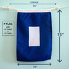 P (Papa) Nautical Signal Flag – Traditional Maritime Code Flag - Maritime Tribes USASignal Flag
