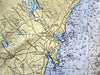Penobscot Bay Nautical Chart Quick Dry Towel - Maritime Tribes USATowel