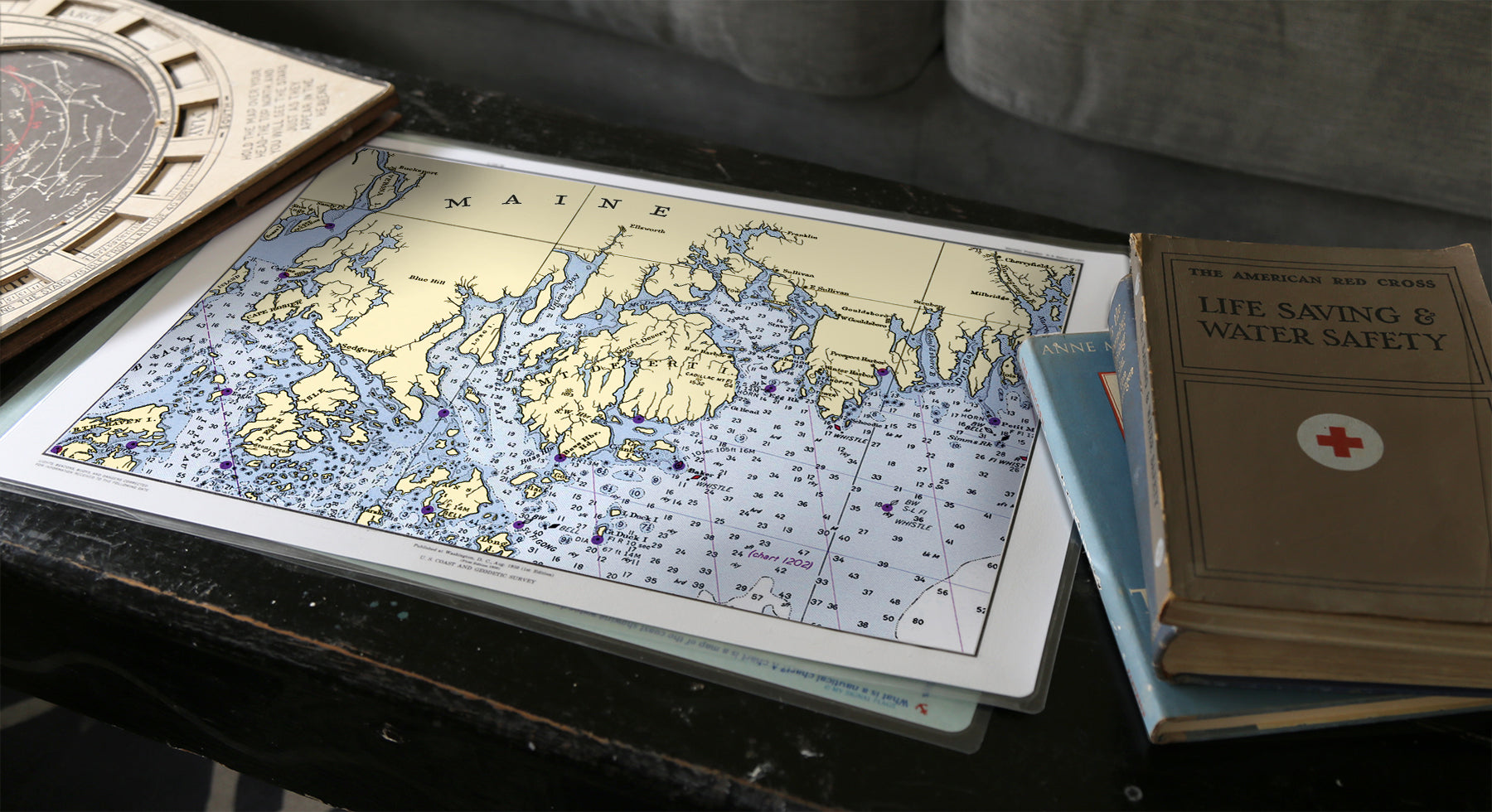 Nautical Chart Placemat