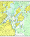 Portland, Maine Chart Placemat - Maritime Tribes USALaminated Placemat