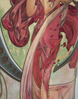 Alphonse Mucha's 'Dance' Canvas Wall Scroll