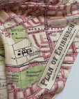 Edinburgh, Scotland Vintage City Map Scarf