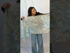Lake winnipesaukee map scarf with vintage topographical design - Video.