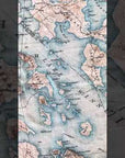 Lake Winnipesaukee, NH Vintage Topo Map Scarf