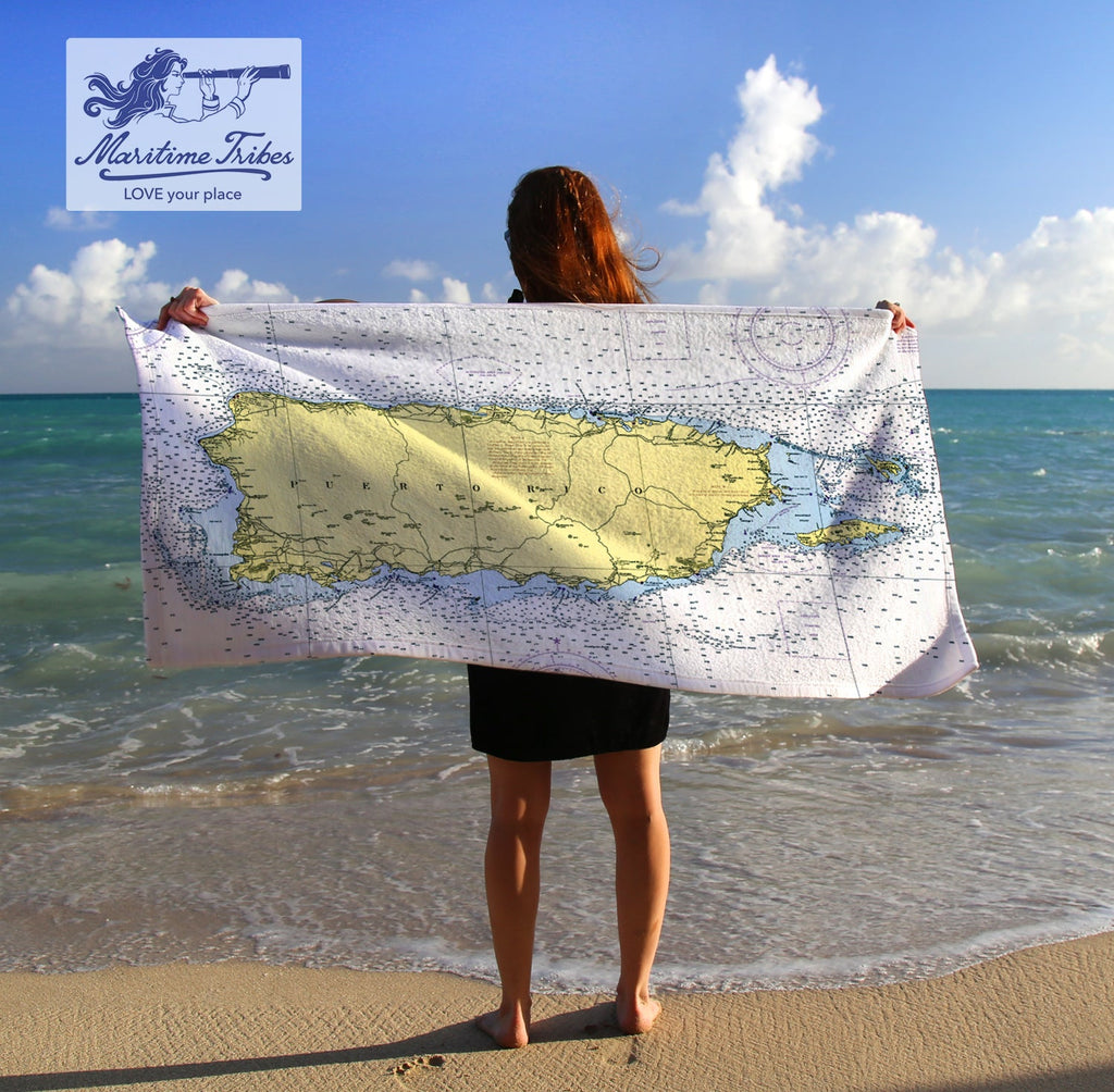 Puerto Rico Quick Dry Towel - Maritime Tribes USATowel