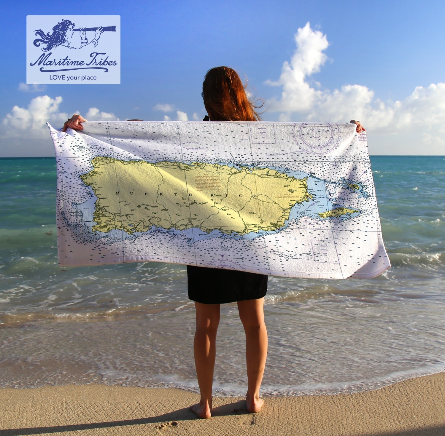 Puerto Rico Quick Dry Towel - Maritime Tribes USATowel