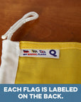 Q (Quebec) Nautical Signal Flag – Traditional Maritime Code Flag - Maritime Tribes USASignal Flag