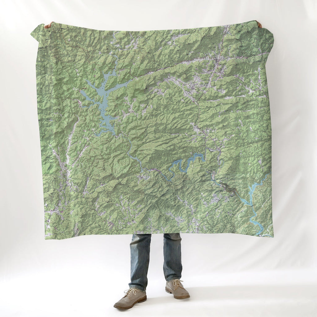 Rabun County, GA.TOPO Blanket - Maritime Tribes USABlanket