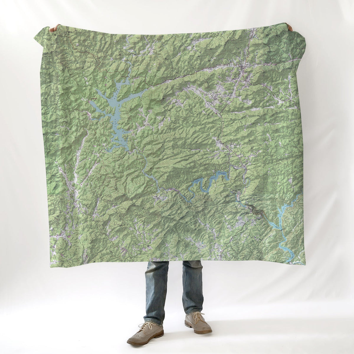 Rabun County, GA.TOPO Blanket - Maritime Tribes USABlanket