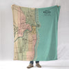 Racine Antique Plan Blanket - Maritime Tribes USABlanket