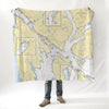Revillagigedo Channel, Ketchikan, AK Detailed chart Blanket - Maritime Tribes USABlanket