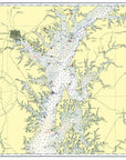 Rock Hall, Maryland Chart Placemat - Maritime Tribes USALaminated Placemat