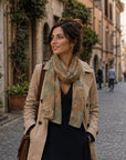 Rome, Italy Vintage Map Scarf (Pianta Roma) - Maritime Tribes USAScarf
