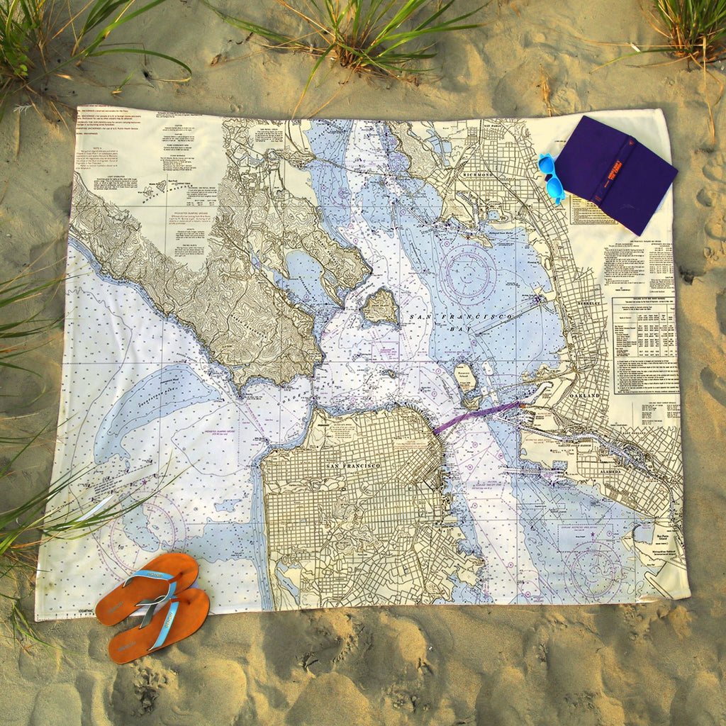 San Francisco, CA Map Blanket - Maritime Tribes USABlanket